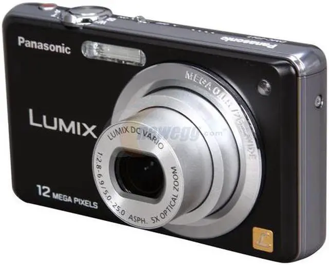 Panasonic LUMIX DMC-FH1 Black 12 MP 28mm Wide Angle Digital Camera