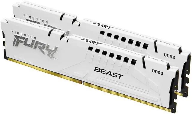 Kingston 64GB (2x32GB) DDR5 6000MT/s CL30 FURY Beast White EXPO