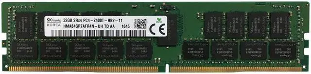 SK hynix 32GB/2Gx4 DDR4 PC4 19200 ECC Registered 2400MHz 288 Pin