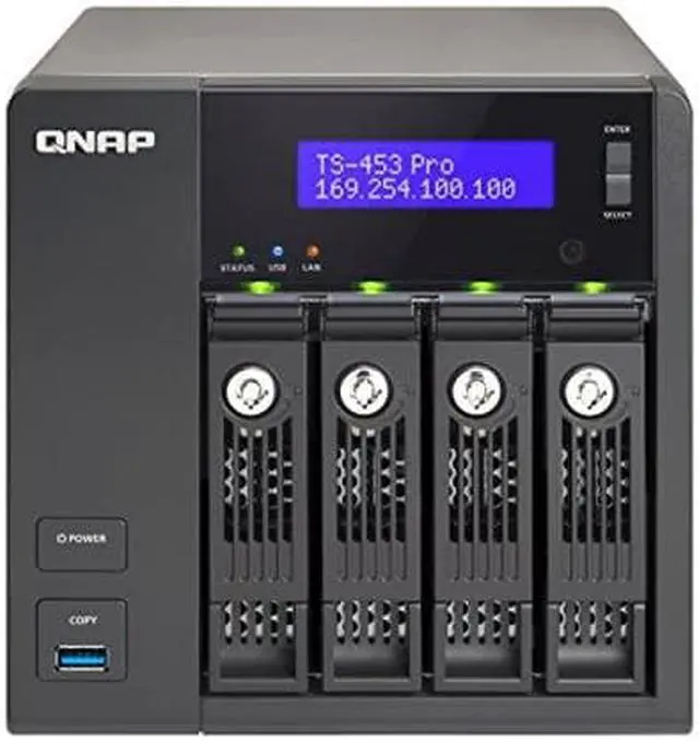 QNAP TS-453 Pro (8GB RAM version) 4-Bay Professional-grade NAS