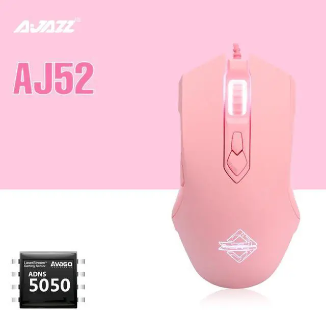 Ajazz AJ52 Watcher RGB Backlit Ergonomic Gaming Mouse, 2500 DPI