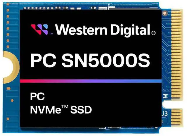 WD PC SN5000S 512GB NVMe PCIe Gen4x4 M.2 2230 SSD High-Performance