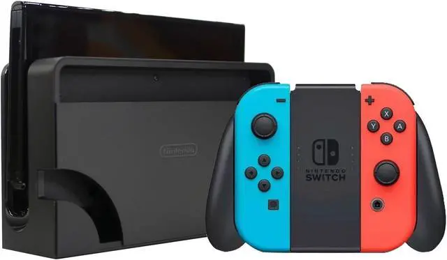 Nintendo Switch OLED Model Neon Blue/Neon Red Set - Japan - Newegg.com