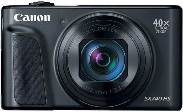 Refurbished: Canon PowerShot SX740 HS Digital Camera - Black