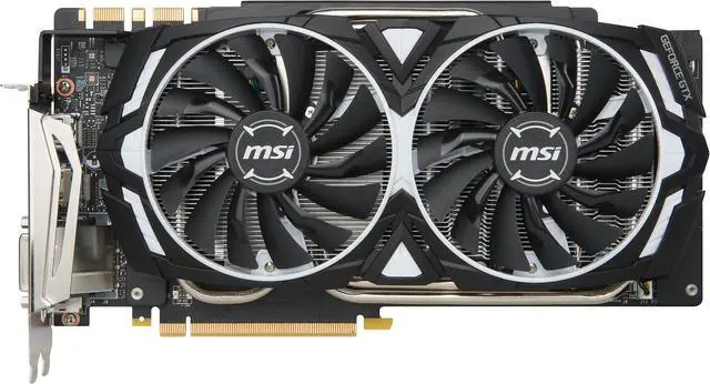 MSI GeForce GTX 1080 TI Armor OC 11GB PCI-E x16 3.0 GDDR5X