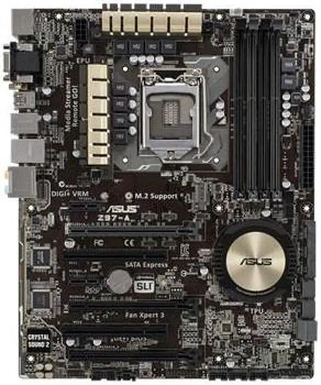 Refurbished: ASUS Z97-A Z97 ATX Motherboard LGA 1150 Intel Gen 4