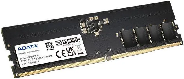 ADATA 16GB 288-Pin DDR5 4800 (PC5 38400) Desktop Memory Model