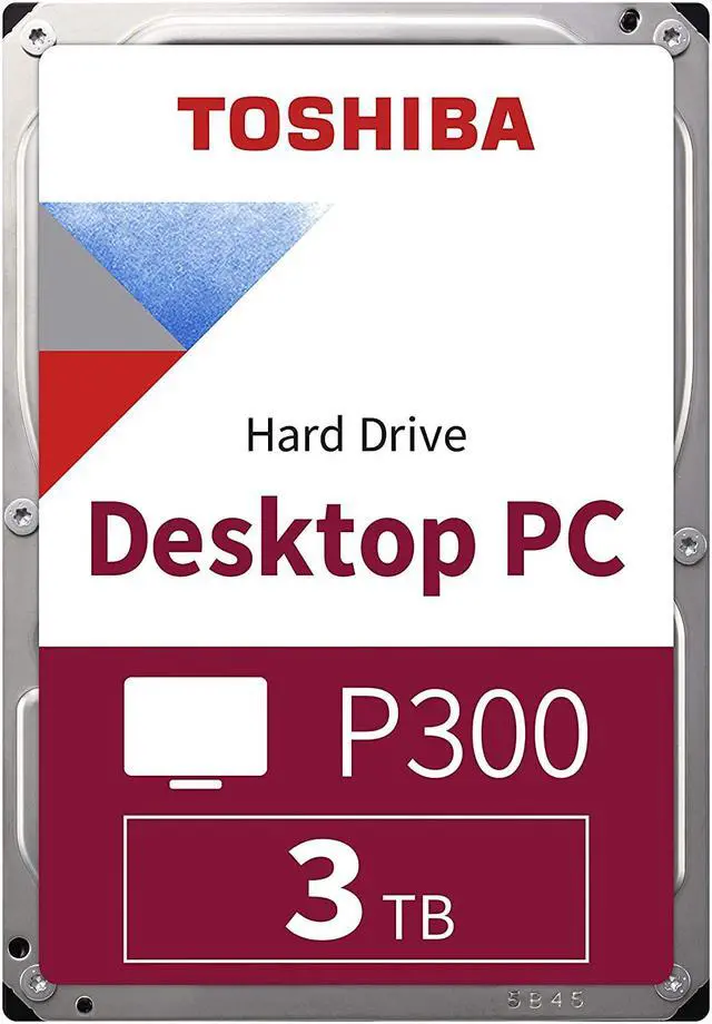 TOSHIBA P300 HDWD130UZSVA 3TB 7200 RPM 64MB Cache SATA 6.0Gb/s 3.5