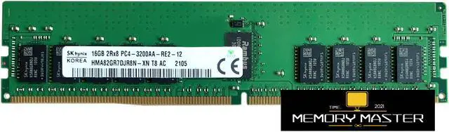 HMA82GR7DJR8N-XN Hynix 16GB(1X16GB) DDR4-25600 2Rx8 EEC PC4-3200AA