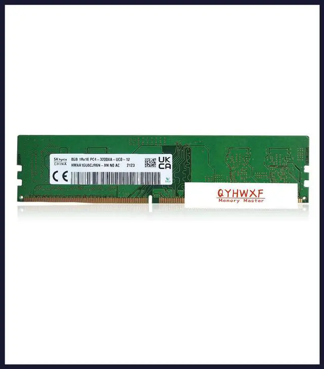 SK Hynix 8GB DDR4 1RX8 PC4-25600 HMAA1GU6CJR6N-XN UIMM Desktop RAM