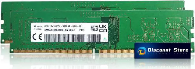 SK Hynix 16GB(2X8GB) DDR4 1RX8 PC4-25600 HMAA1GU6CJR6N-XN UIMM