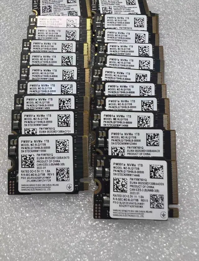 PM991a NVMe 256GB M.2 SSD 4枚セット【①0121】 Samsung PM991a SSD