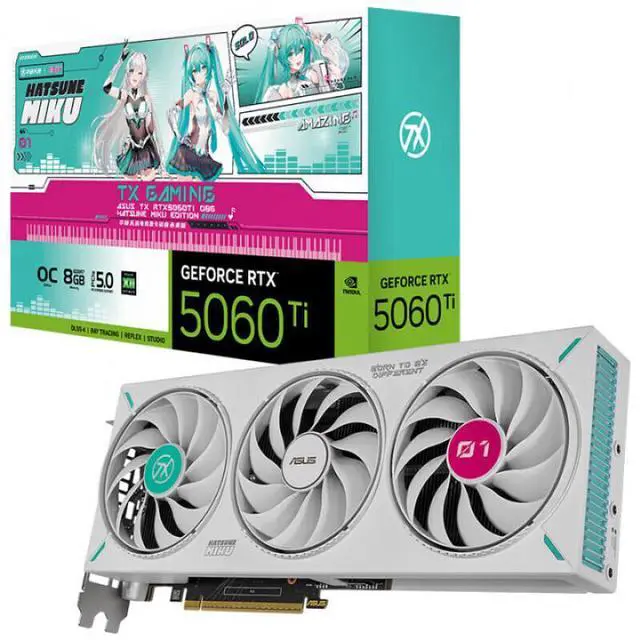 ASUS TX Gaming GeForce RTX 5060 Ti OC HATSUNE MIKU Edition Gaming