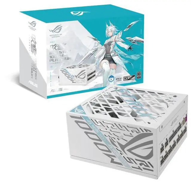 ASUS ROG STRIX 1000W Platinum Snow Edition,Gallium Nitride (GaN