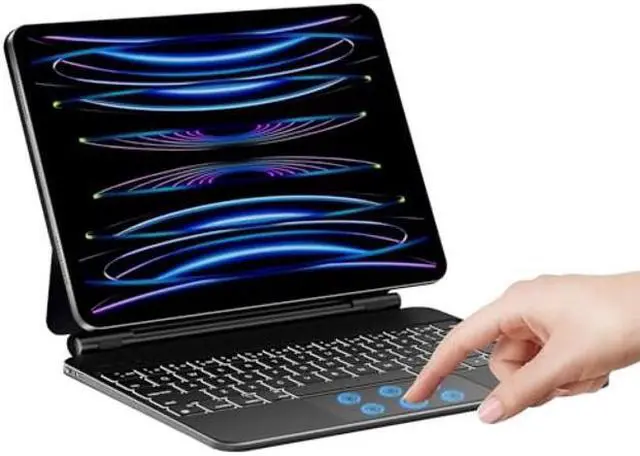 HOU for IPad Pro 12.9 Keyboard Case: Magnetic Floating Magic