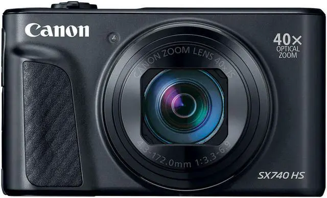 Canon PowerShot SX740 HS Digital Camera -Black - Newegg.com