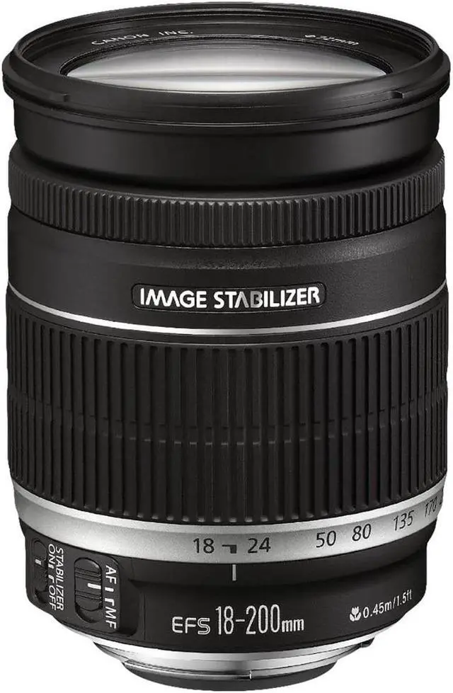 Canon EF-S 18-200mm f/3.5-5.6 IS Standard Zoom Lens for Canon DSLR
