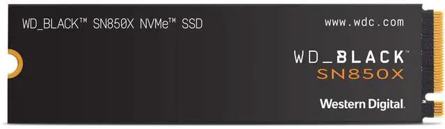 WD _BLACK SN850X 4TB NVMe PCIe 4.0 x4 M.2 Internal Gaming SSD