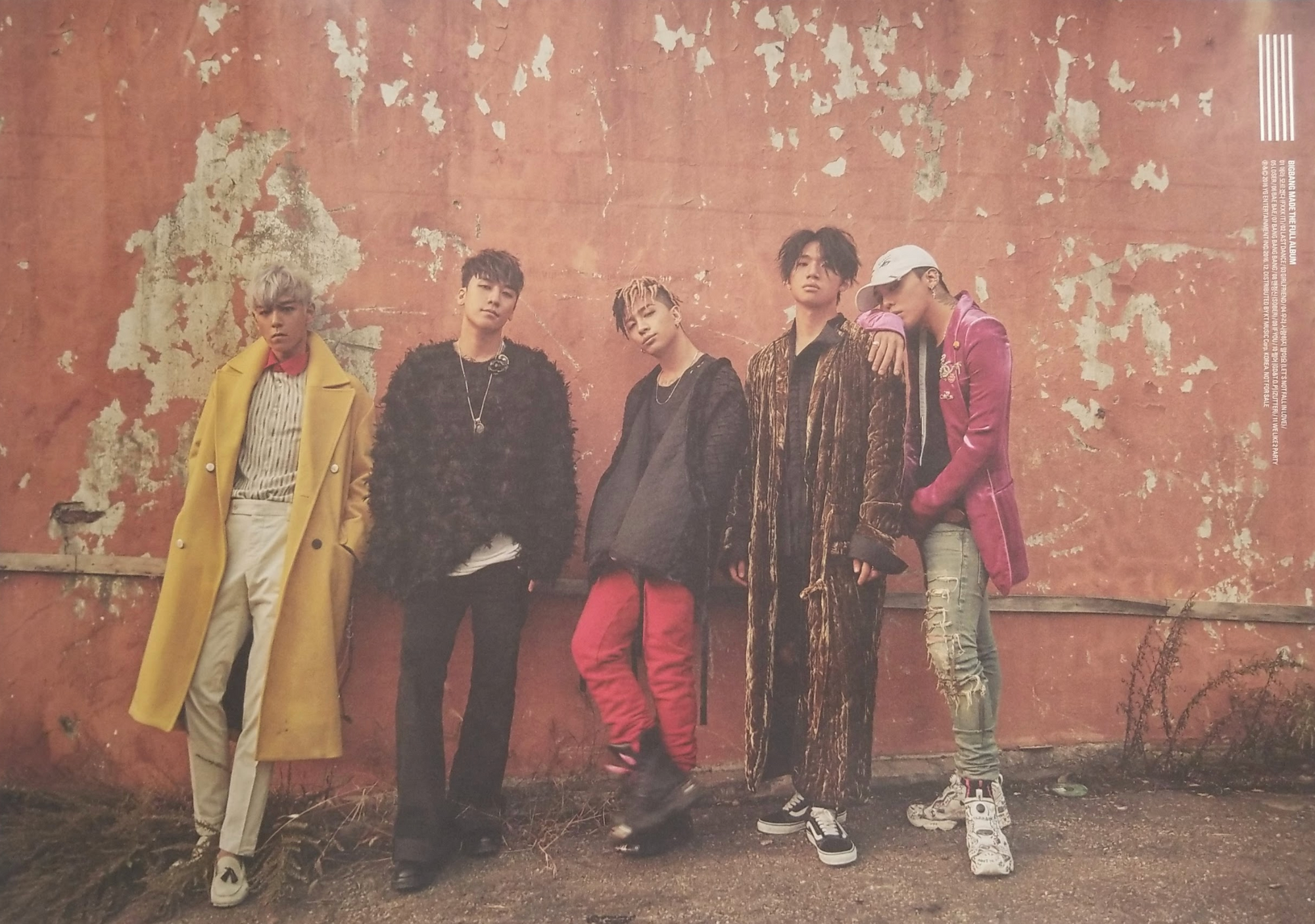 BIGBANG The Full Album Made Double Sided Official Poster - Photo