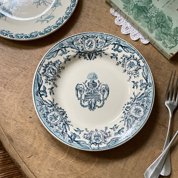 クレールフォンテーヌ窯『ルイ16世』平皿（直径24cm） フランス