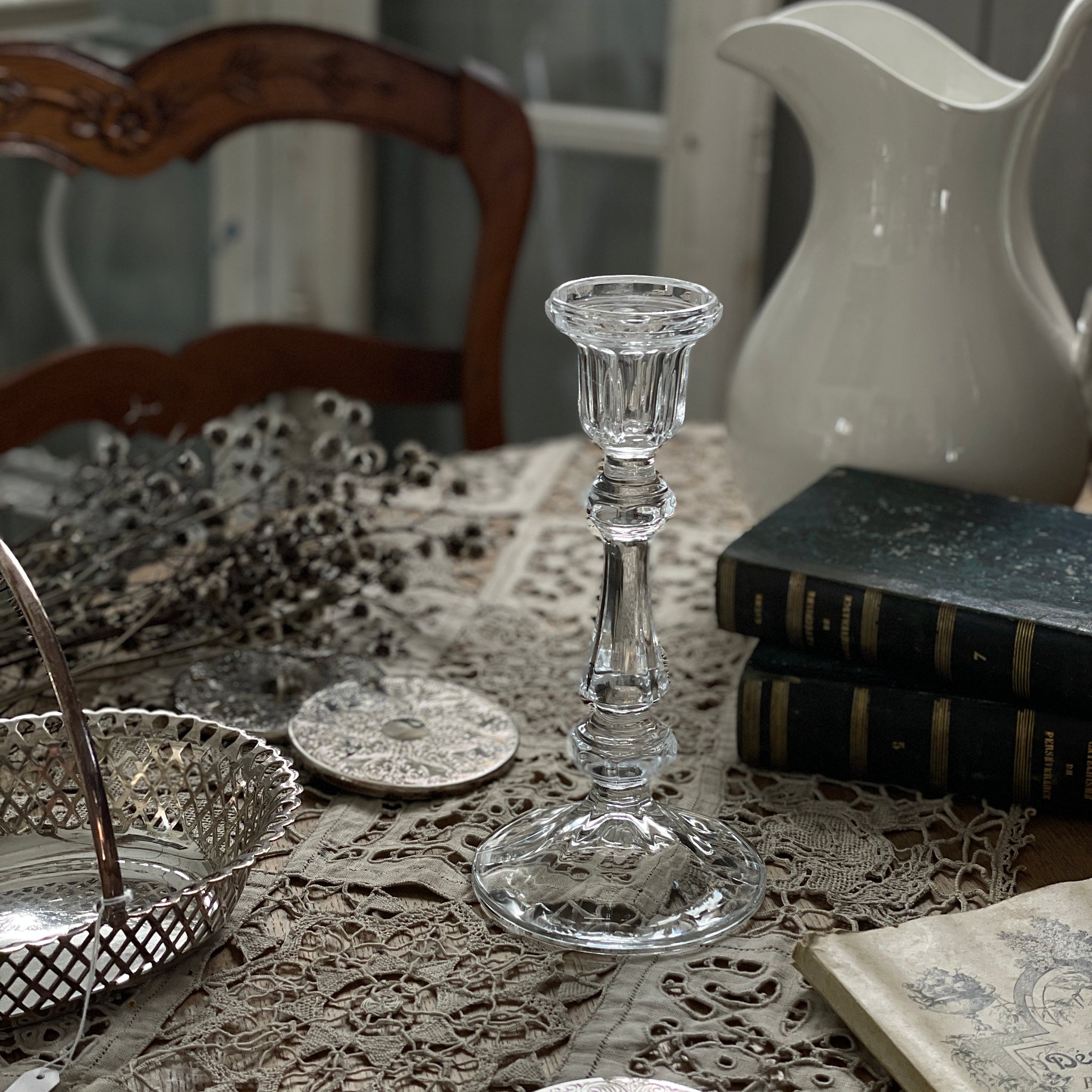 ロイヤルドルトン ランベス☆キャンドルスタンド 2点イギリス 英国