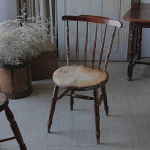 1880年代ヴィクトリアンダイニングチェア （丸座面） イギリス