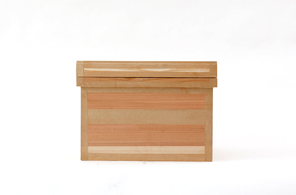 茶箱 10K 収納ボックス 中サイズ 防虫防湿 保存容器 日本製 ナチュラル