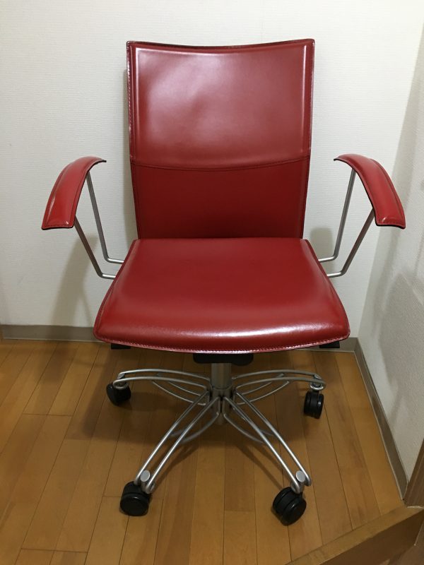 calligaris/カリガリス パーソナルチェア 本革のクリーニングや塗装