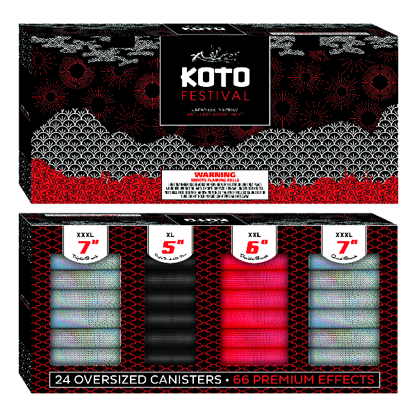 Koto Festival - 5, 6 & 7 Inch Special Canister Shells – Champny's