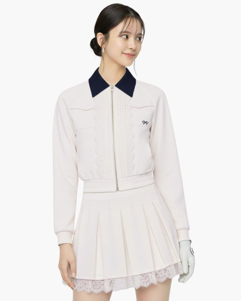 レースデザイン ブルゾン スカート セットアップ【上下別売り】 CH814