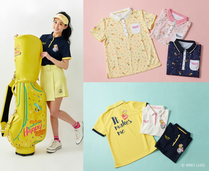 トゥイーティー」とサマンサタバサのゴルフウェアブランドがコラボ
