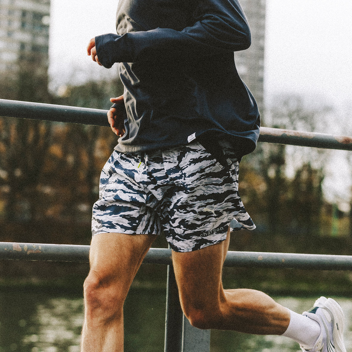 PUMA × CHARBON 7 POCKETS RACING SHORTS