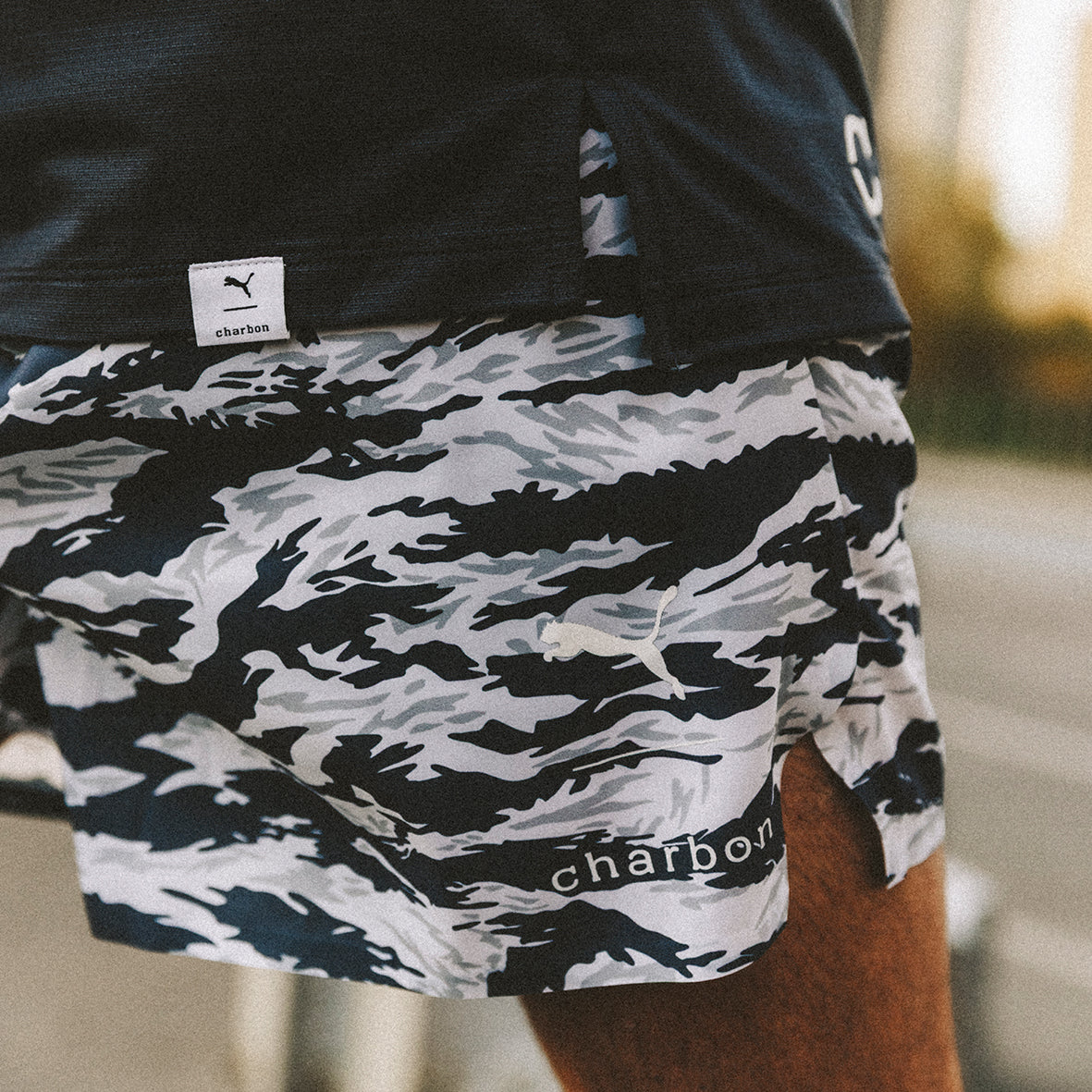 PUMA × CHARBON 7 POCKETS RACING SHORTS