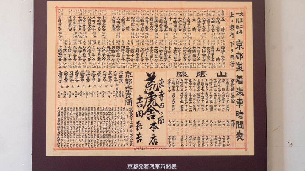 大正時代の時刻表と現代を比較・1913年の京都駅→大阪駅77分