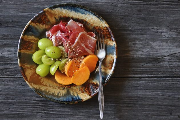 大沼道行 二彩リム皿（M）