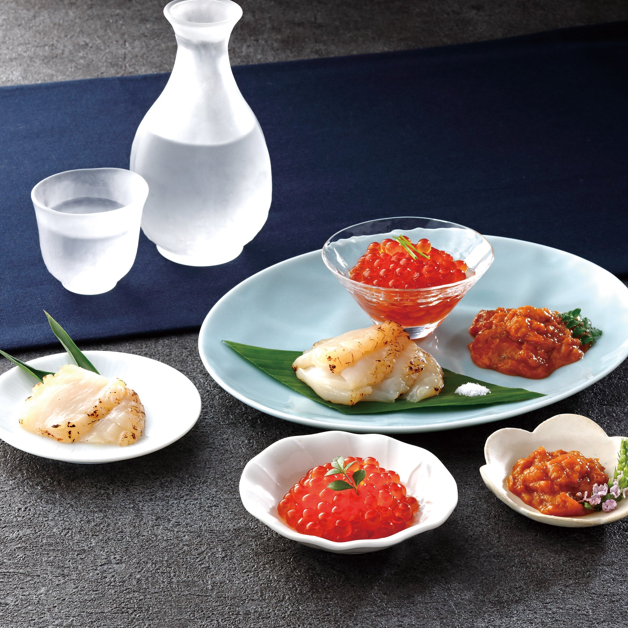 極上珍味セット 高級珍味3種詰合せ（極粒いくら、熟成粒うに、ほたて