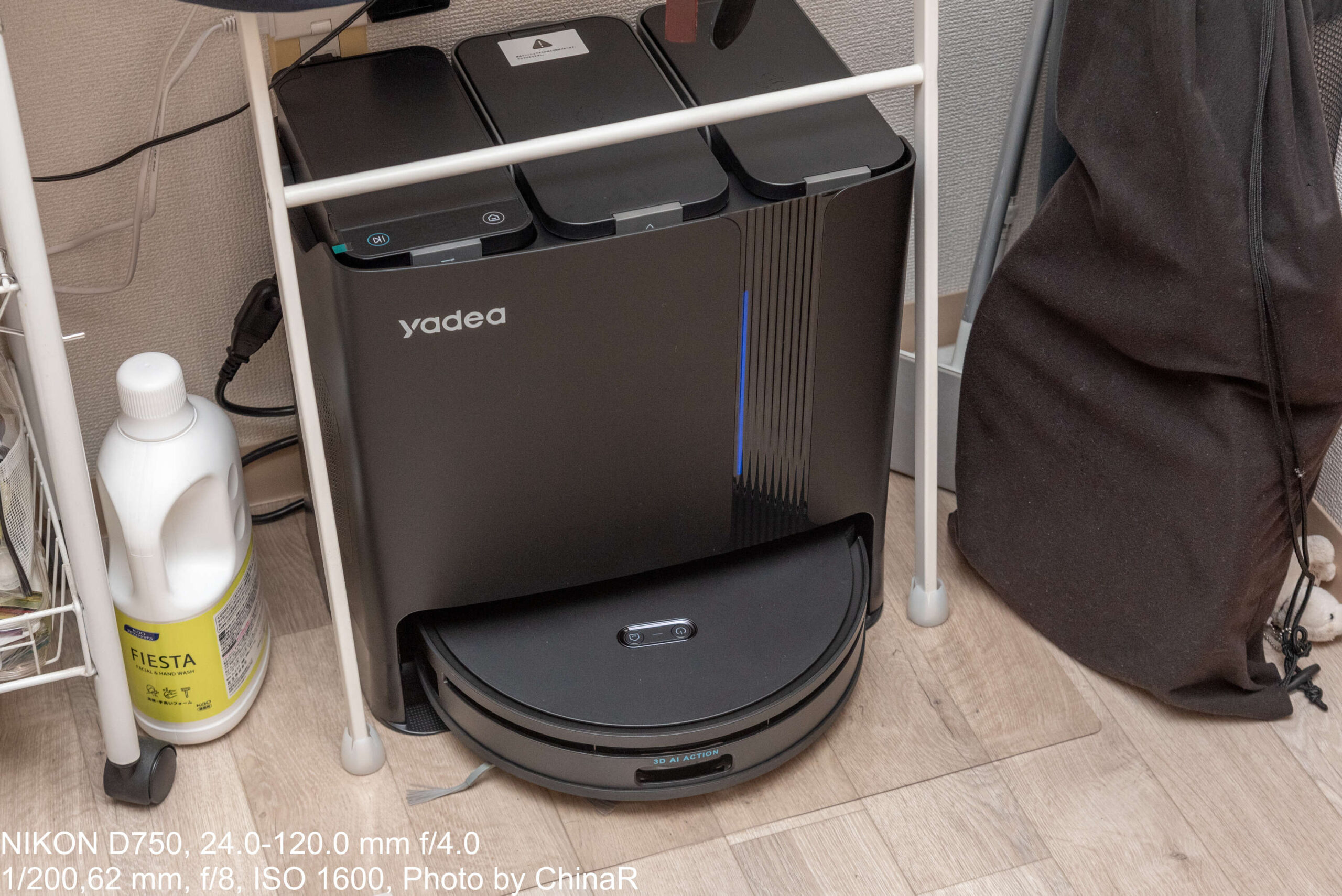 Yadea Fairy 10】回転式モップとモップ洗浄機能で床を徹底洗浄できる