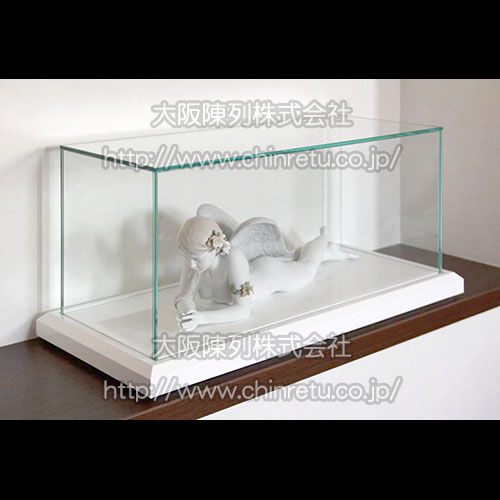 リヤドロ「優美な天使」用ガラスケース｜コレクションケース製作販売実例