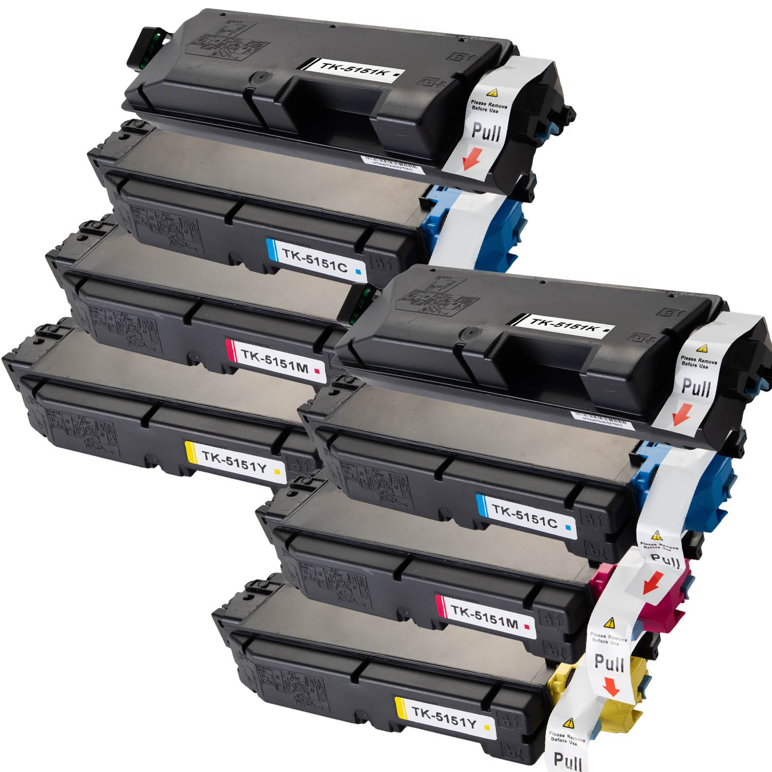 京セラ用 TK-5151 リサイクルトナー 4色セット 廃トナーボックス付