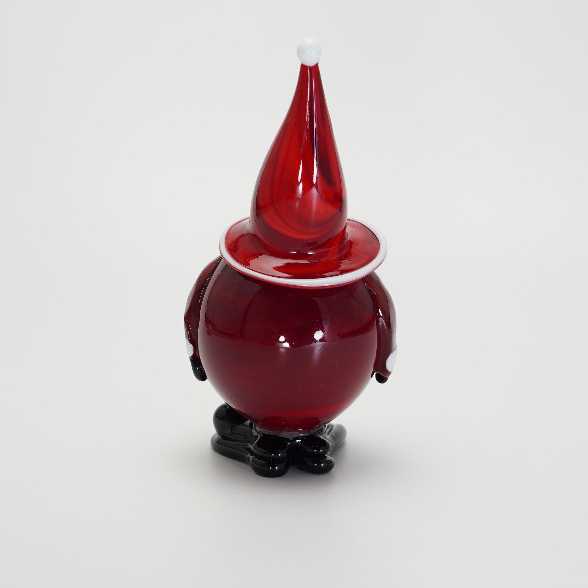 妖精の谷のサンタクロース オブジェ【ムラーノガラス／クリスマス