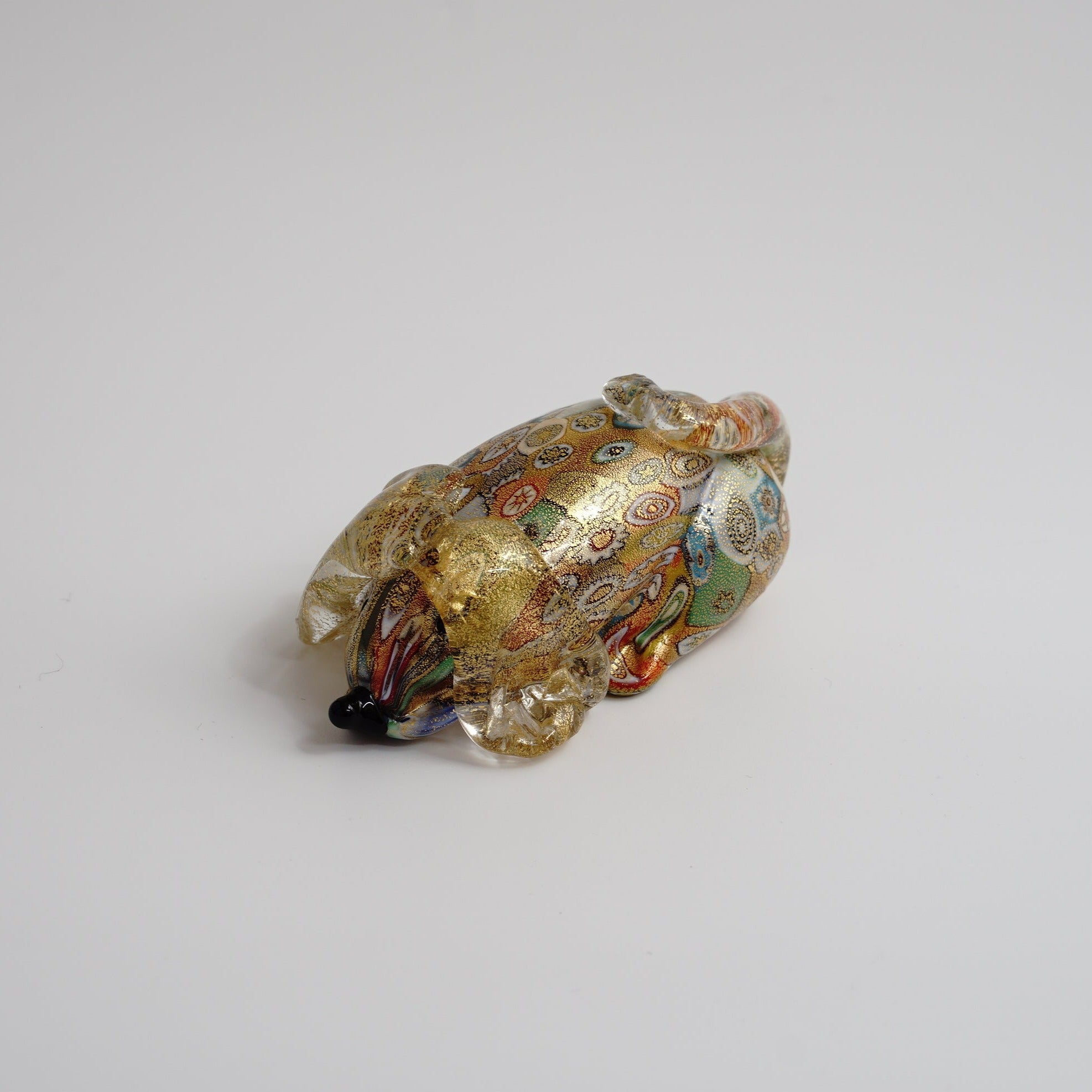 ムラーノガラス（ベネチアングラス）〈オブジェ／置物〉「戌」ムリーネ