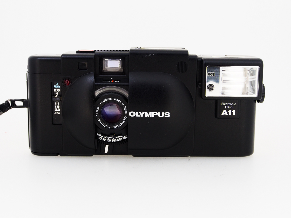 Olympus XA + A11 Flash Compact 35mm Film Camera