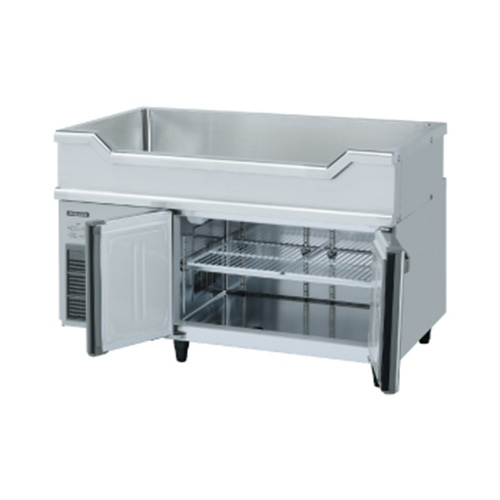 RW-120SNCG-ML-T ホシザキ 舟形シンク付コールドテーブル | 厨房ベース