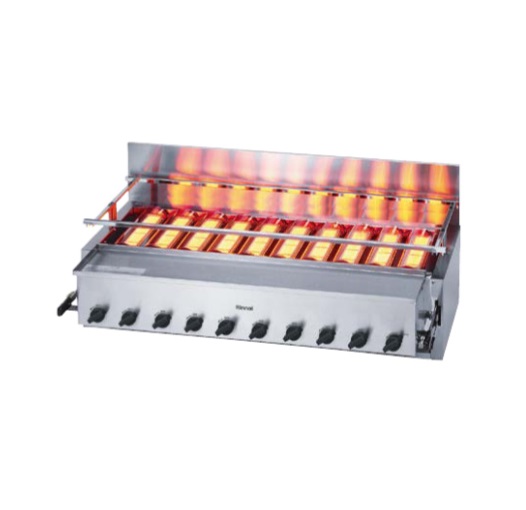 RGA-410B(A) リンナイ ガス赤外線グリラー 下火式 荒磯シリーズ | 厨房