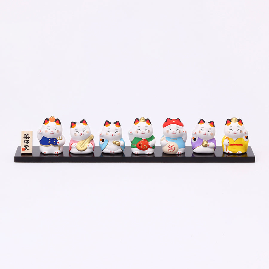 七福神招き猫飾り – 中外陶園オンラインストア