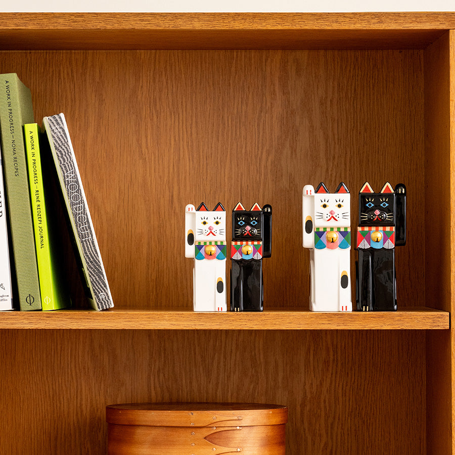 tupera tupera 寄り添い招き猫 白黒ﾍﾟｱ 大 – 中外陶園オンラインストア