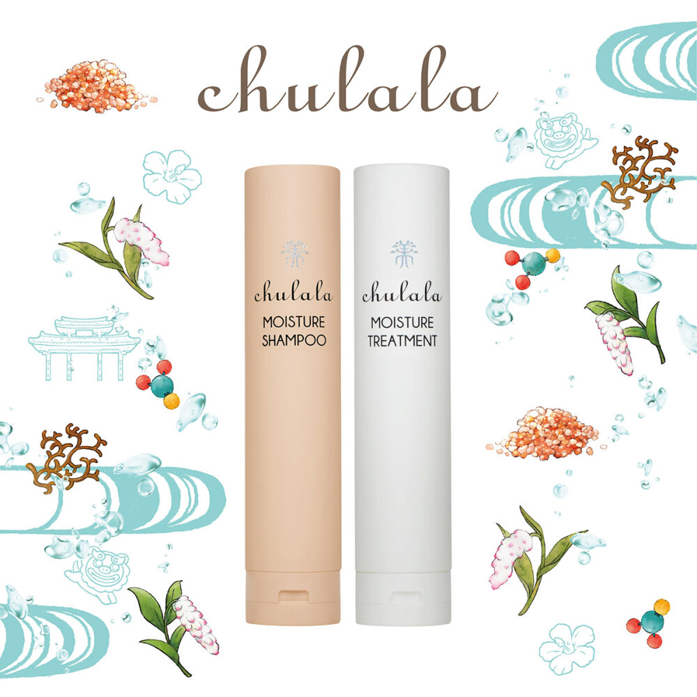 ちゅらら モイスチャーシャンプー＆トリートメントセット ｜ ちゅらら