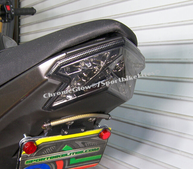 Integrated LED Taillight for Ninja ZX6R 636 and Z125 Pro Sport Bike