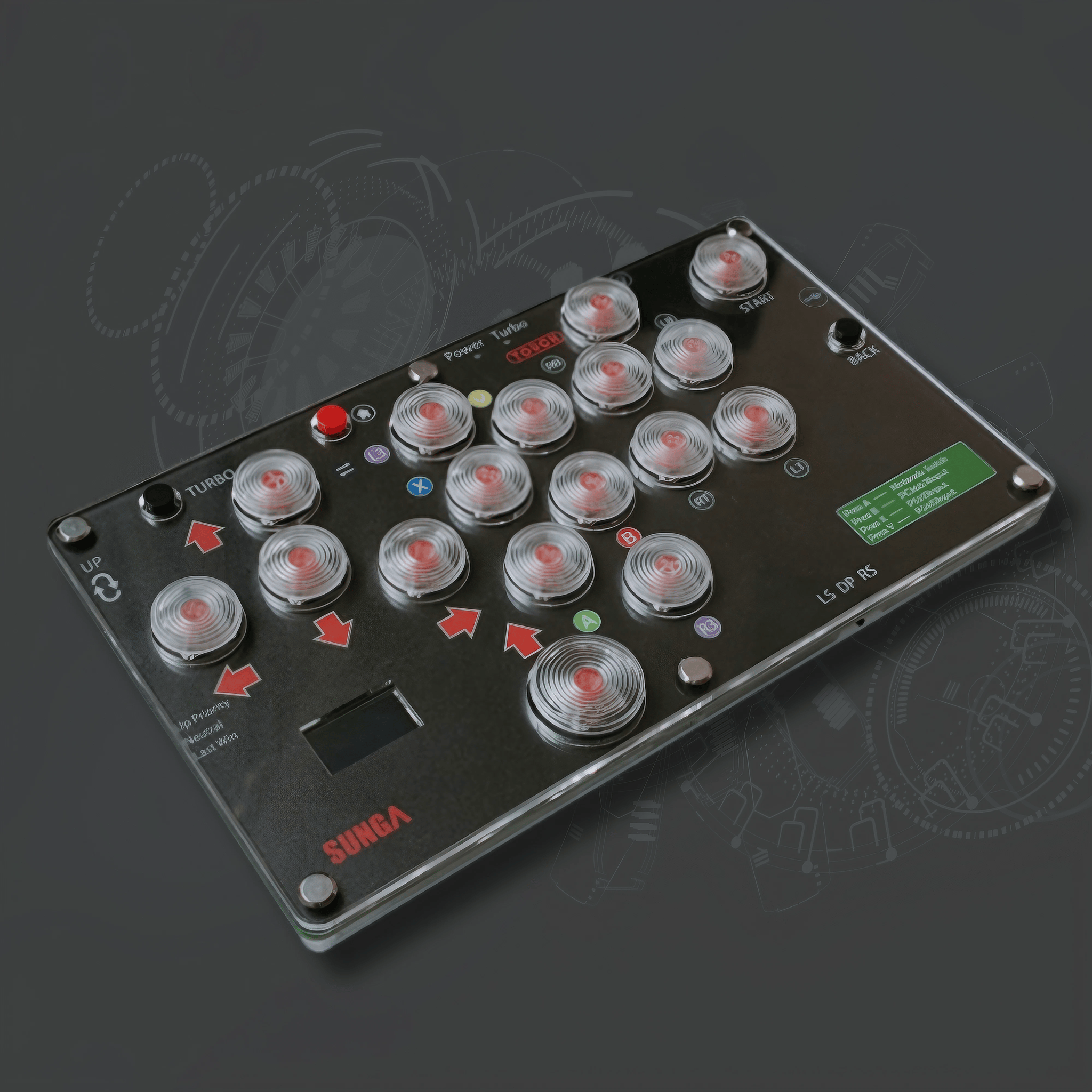 SUNGA G1 | 薄型レバーレスコントローラー | 17ボタン – CIELOGAMES