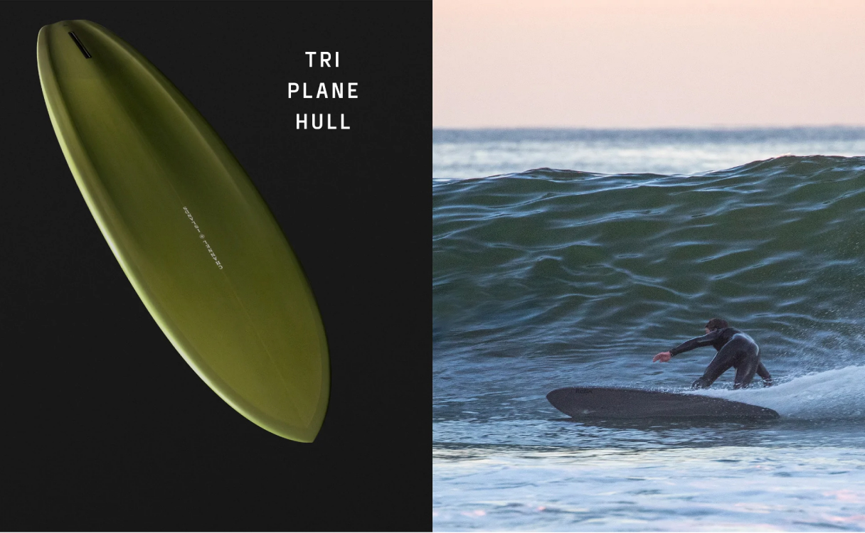 TRI PLANE HULL SINGLE | チャネルアイランズサーフボード Channel